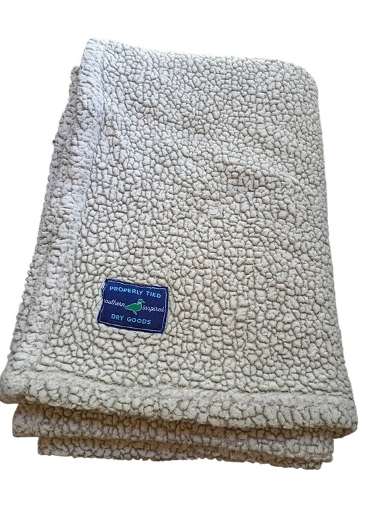 Kingston Other - NWOT Kingston Cream Blanket 80" × 50"